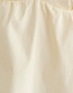 Eldana Halterneck Top in Poplin Buttermilk