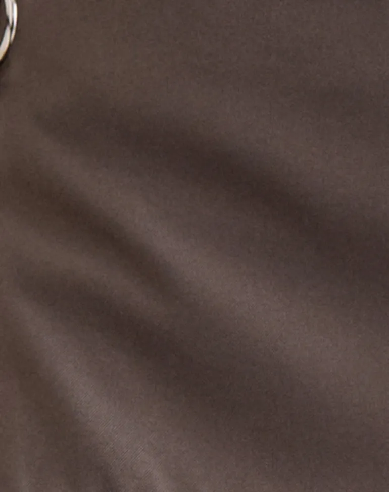 Elka Wrap Trouser in Tailoring Truffle