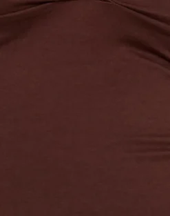 Elspe Halterneck Top in Bitter Chocolate