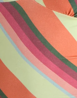 Emberlo Top in Mixed Stripe Orange