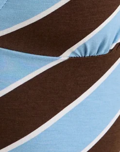 Emberlo Top in Retro Stripe Blue