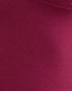Emberly Plunge Top in Burgundy