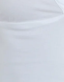 Emberly Plunge Top in White
