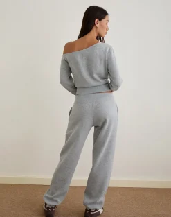 Epsie Oversized Jogger in Grey Marl