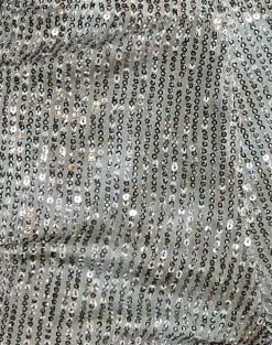 Erna Short in Sequin Green Grey