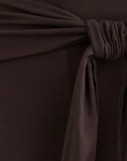 Esata Wrap Trouser in Bitter Chocolate