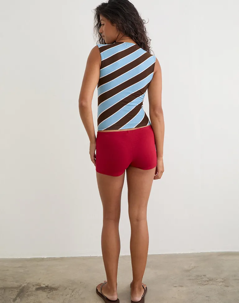 Eunia Short in Adrenaline Red