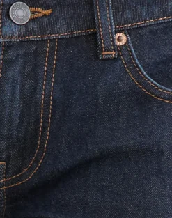 Extra Low Rise Flare Jeans in Indigo