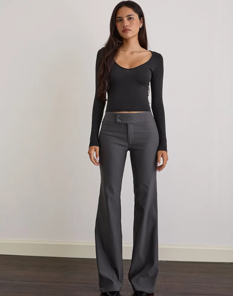 Falita Trouser in Tailoring Charcoal