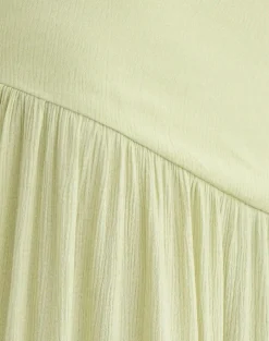 Fang Maxi Skirt in Crinkle Pistachio