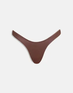 Farida Bikini Bottom in Brown