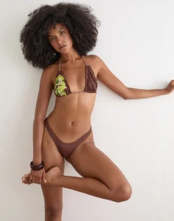 Farida Bikini Bottom in Brown