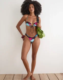 Farida Bikini Bottom in Glow Petal Multi