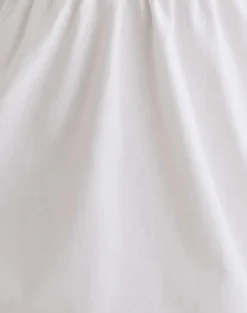 Fatima Mini Dress in Poplin White