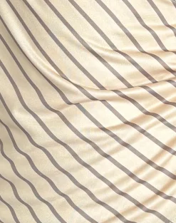 Fayez Slinky Top in Yellow Diagonal Stripe