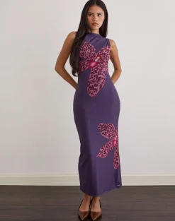 Fayola Maxi Dress in Vibrant Orchid Purple