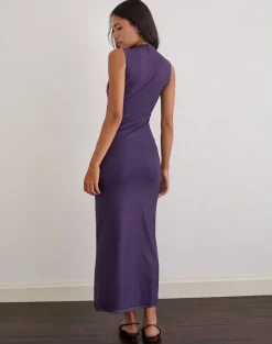 Fayola Maxi Dress in Vibrant Orchid Purple