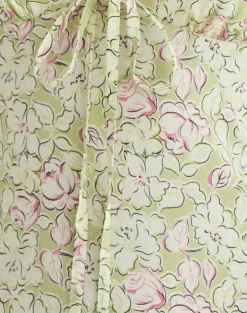 Gadisa Mini Dress in Blooming Lily Green
