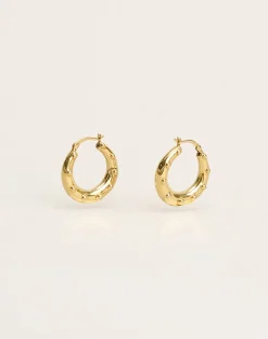 Gold Plated Hoop Earrings