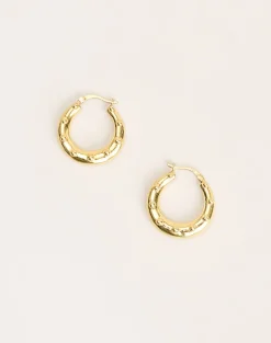 Gold Plated Hoop Earrings
