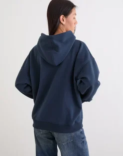 Guyton Hoodie in Navy with Sunday Uniform Graphic