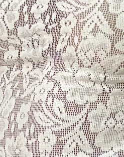 Halfi Long Sleeve Top in Hibiscus Crochet Lace Ivory