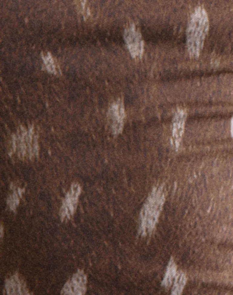 Handira Top in Mesh Blurry Deer Brown