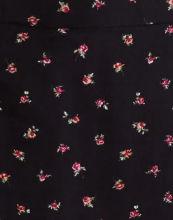 Haruto Skort in Ditsy Rose Garden Black