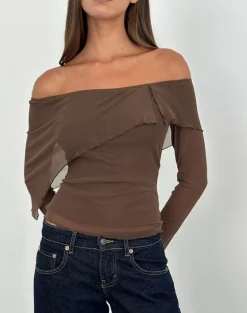 Haze Asymmetric Top in Mesh Brown