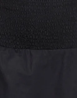 Hevosia Ruched Mini Dress in Black