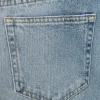 High Rise Barrel Jean in Blue