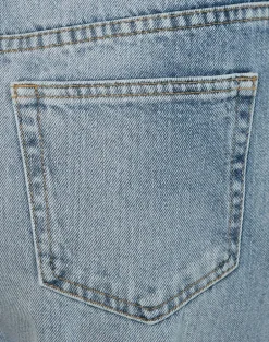 High Rise Barrel Jean in Blue
