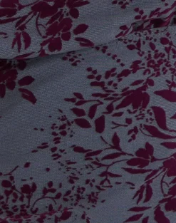 Hineba Top in Fine Leaf Flock Smoke Grey