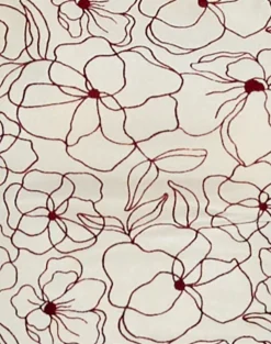 Hoover Maxi Dress in Line Flower Cream