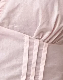 Ilias Corset Top in Poplin Light Pink