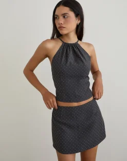 Irka Skirt in Diamante Grey