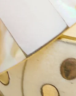 Ivory and Gold Bangle Set