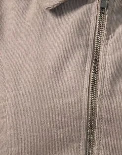 Janae Vest in Babycord Light Taupe