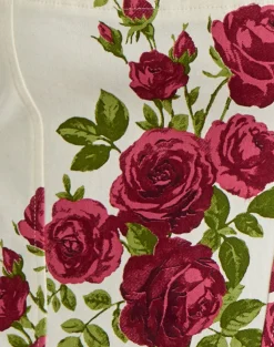 Jatmi Corset Top in Bouquet Roses Cream