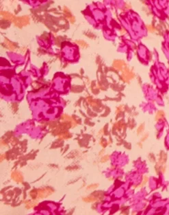 Jiha Top in Dark Wild Flower Cantaloupe