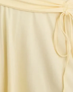 Joonmir Midi Skirt in Rayon Jersey Lemon