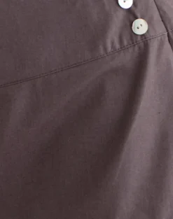 Kael Mini Skirt in Poplin Peppercorn