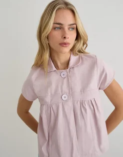 Kaelus Shirt in Cotton Soft Pink