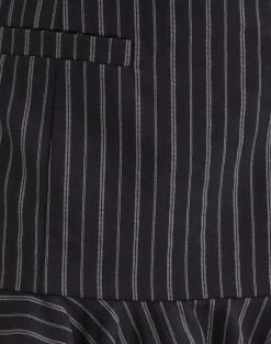 Kalika Mini Skirt in Tailoring Stripe Black