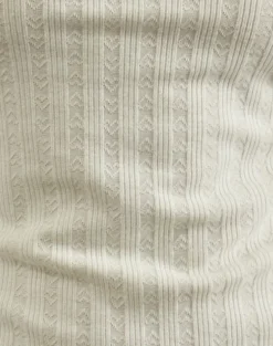 Kalinda Vest Top in Pointelle Ivory