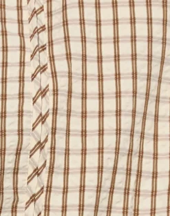 Kalle Shell Jacket in Brown Check