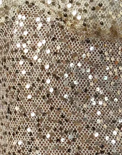 Karachi Triangle Cami Top in Sequin Gold