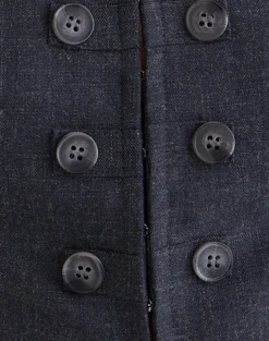 Kariso Corset Top in Tailoring Grey Blue