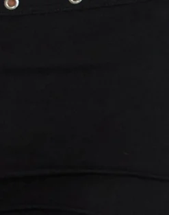 Kento Hot Pant in Black with Eyelets