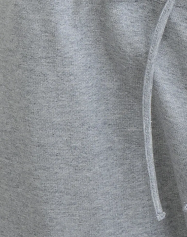 Kether Basketball Studded Short in Grey Marl